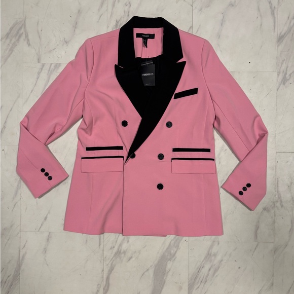 Forever 21 Jackets & Blazers - Pink and black blazer